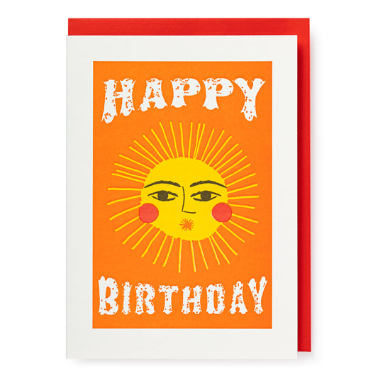 Greetings Card - Happy Birthday Sun