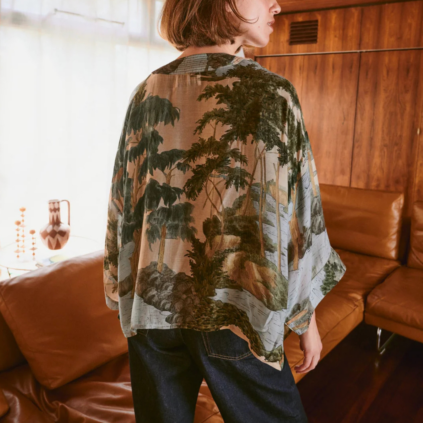Kimono - Rivers and Trees Natural
