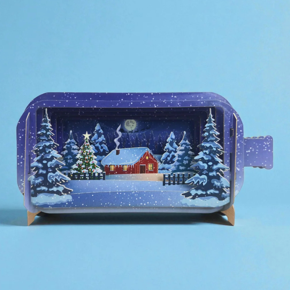 Pop Up Greetings Card - Silent Night