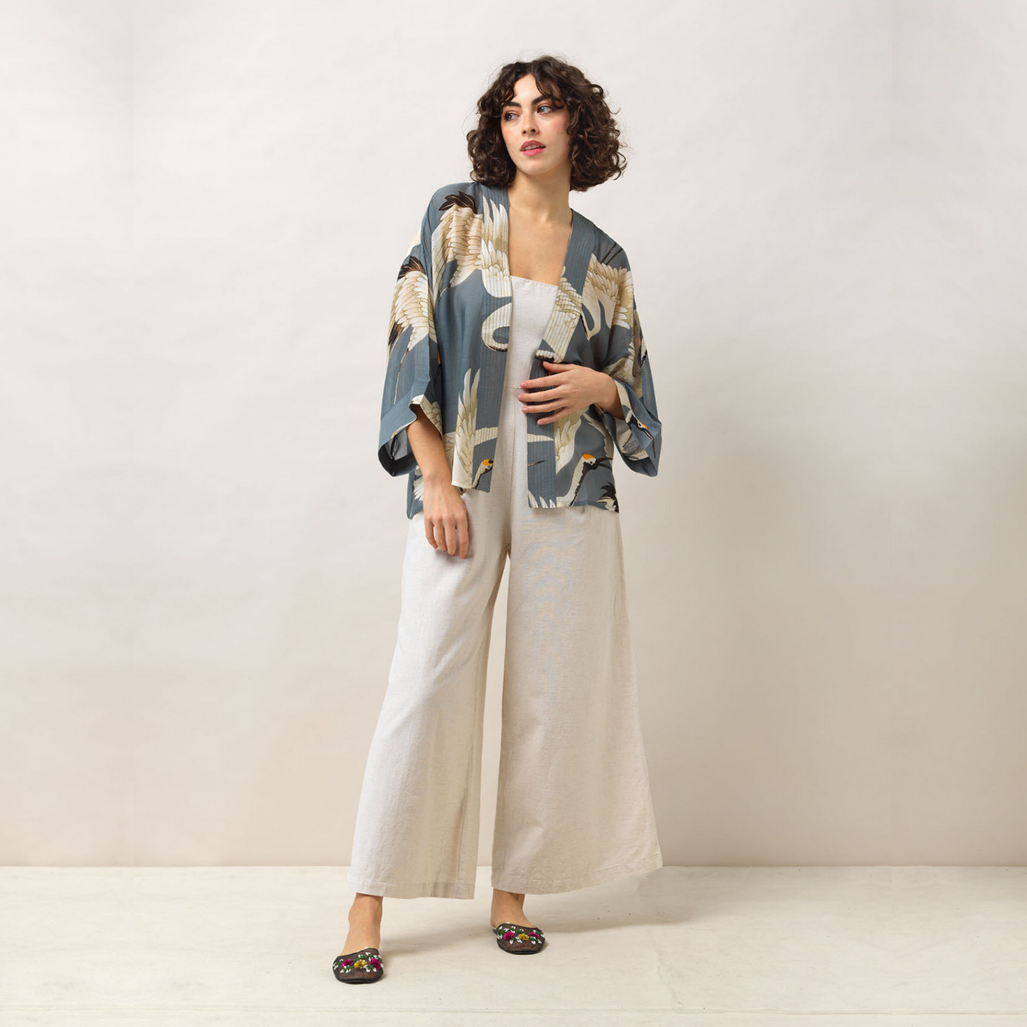 Kimono - Stork Slate Grey