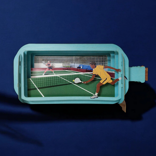 Pop Up Greetings Card - Tennis Match