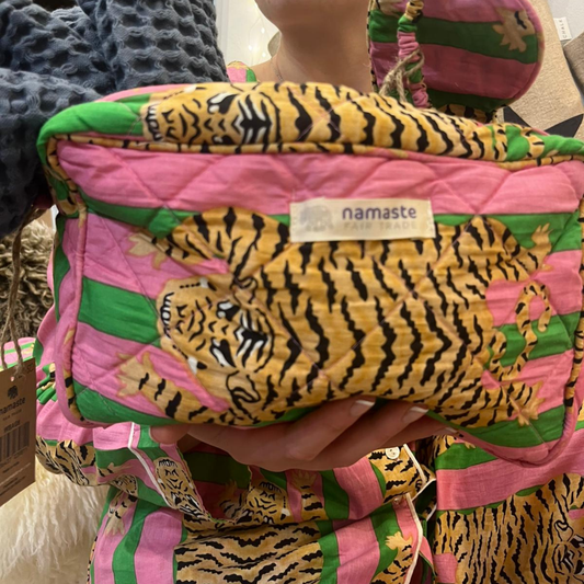 Wash Bag - Tiger Stripe