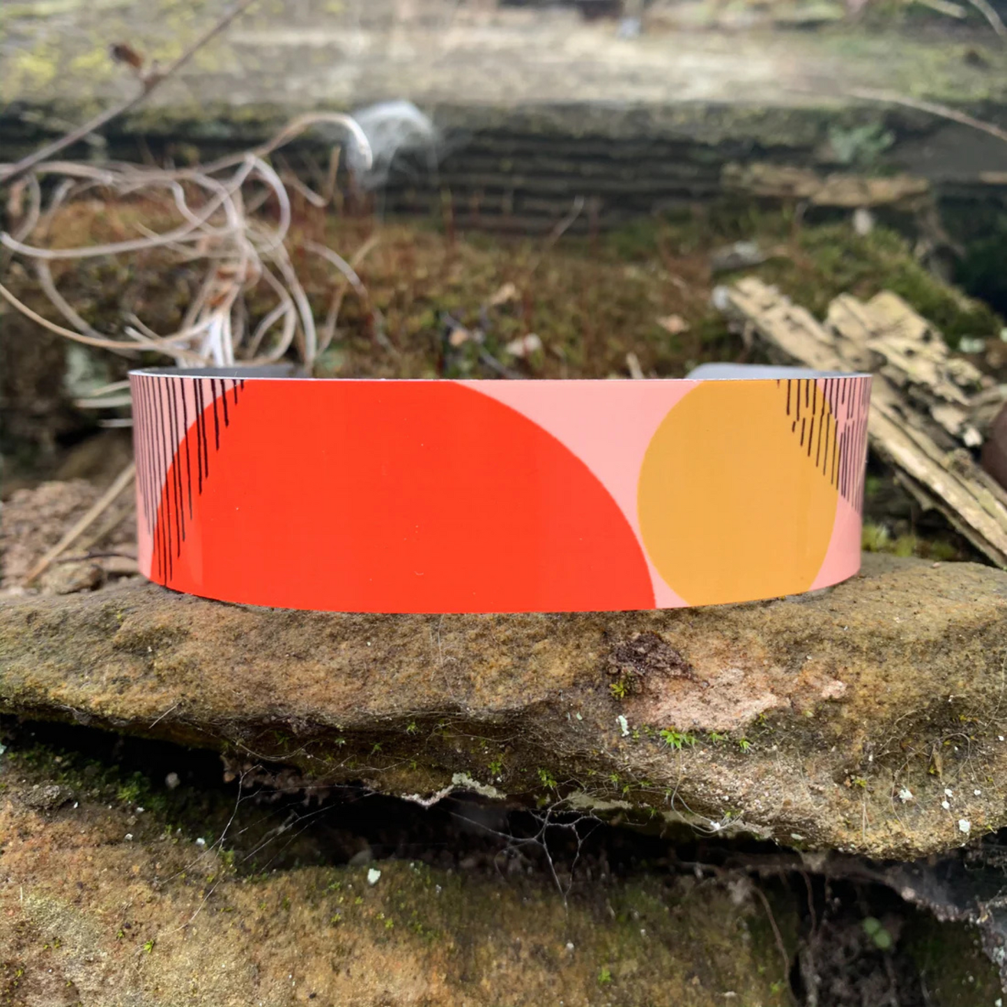 Jenni Douglas Narrow Cuff Bangle - Tulip