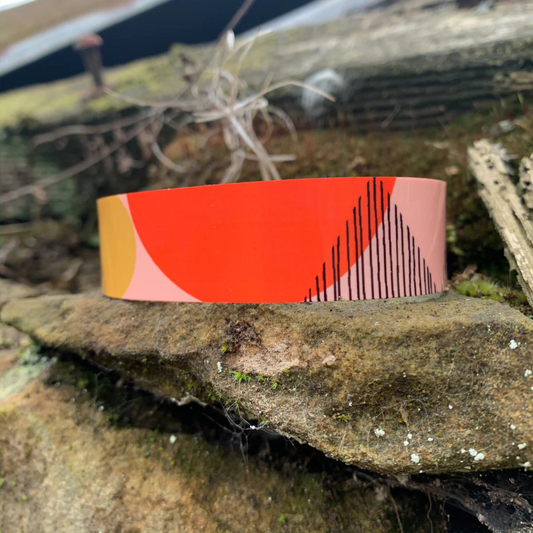 Balance Narrow Cuff Bangle - Tulip