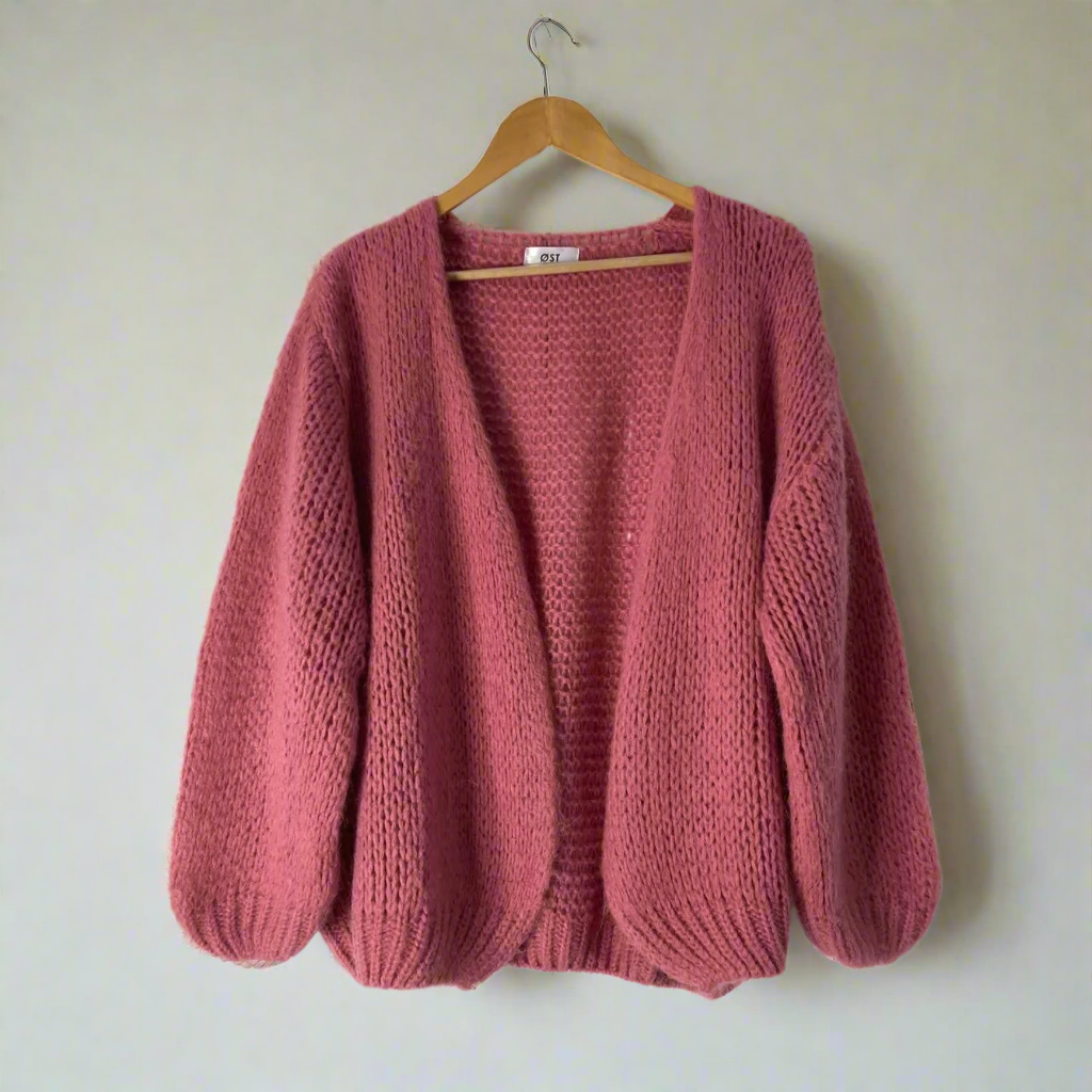 Smila Mohair Cardigan - Rosa