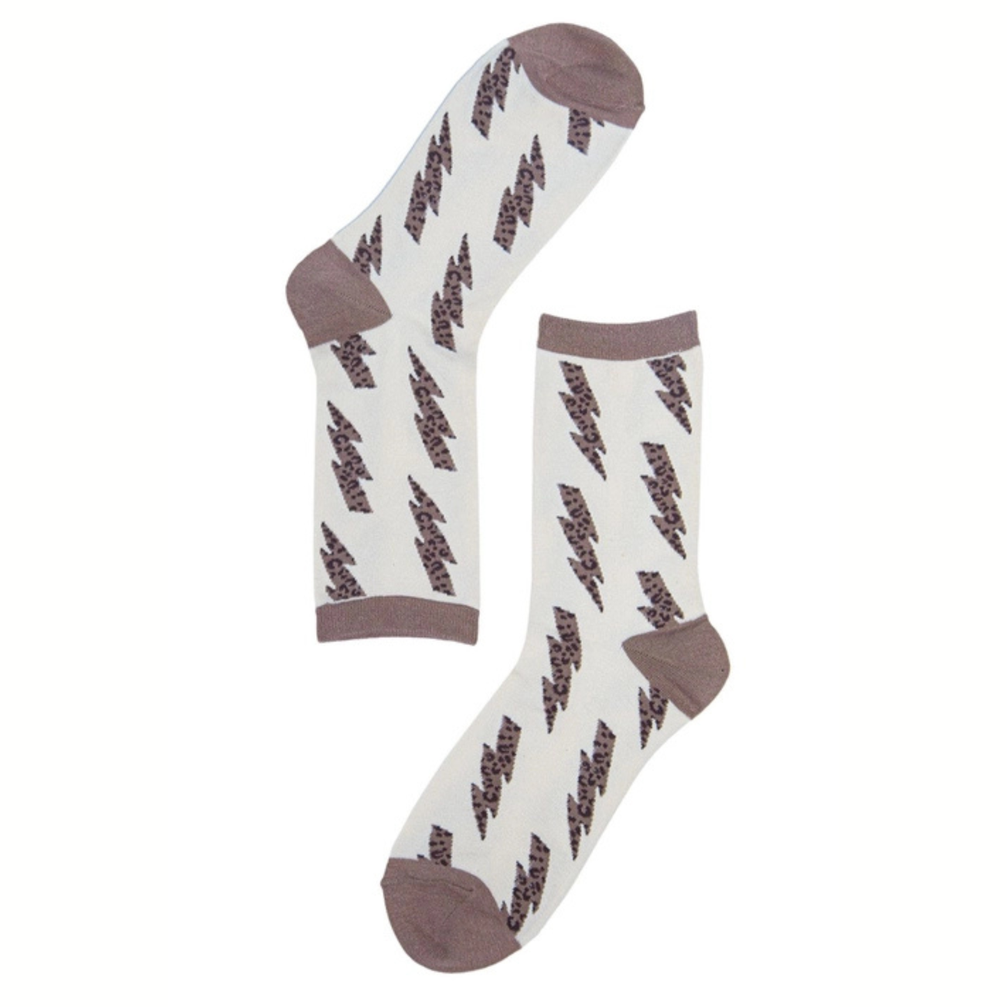 Bamboo Socks - Leopard Lightning