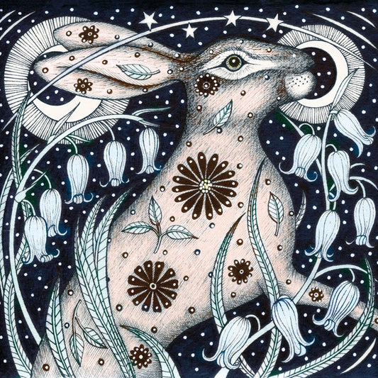 Greetings Card - Harebells