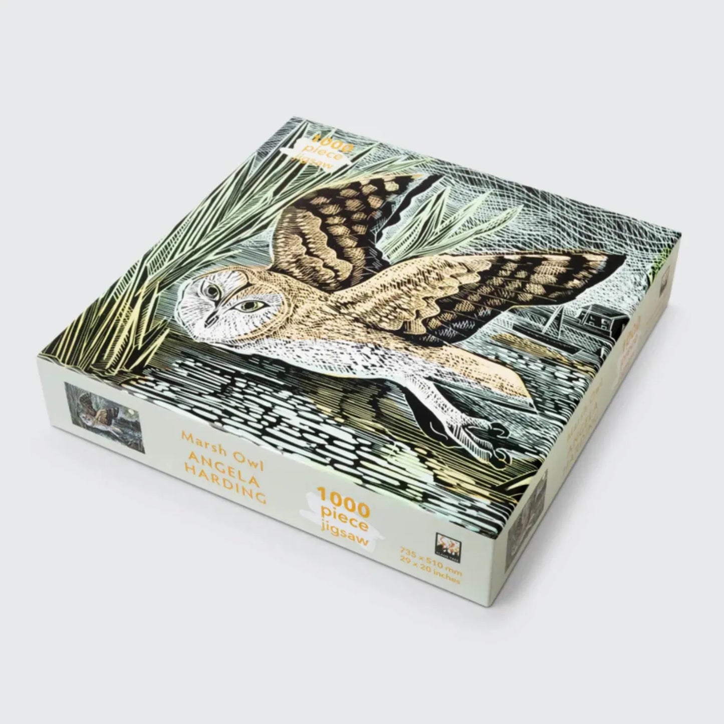 1000 Piece Jigsaw Puzzle - Marsh Owl