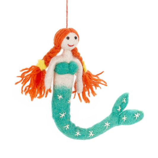 Hanging Felt Decoration - Magical Mermaid Oceania