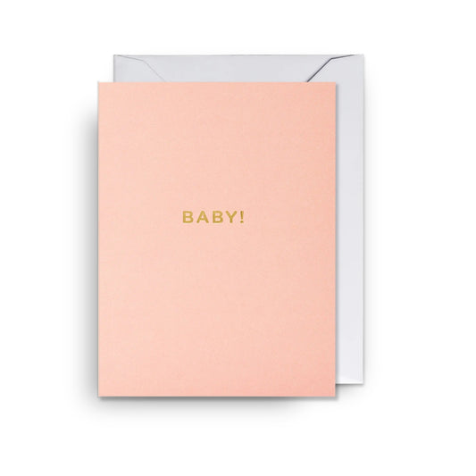 Mini Greetings Card - Baby!