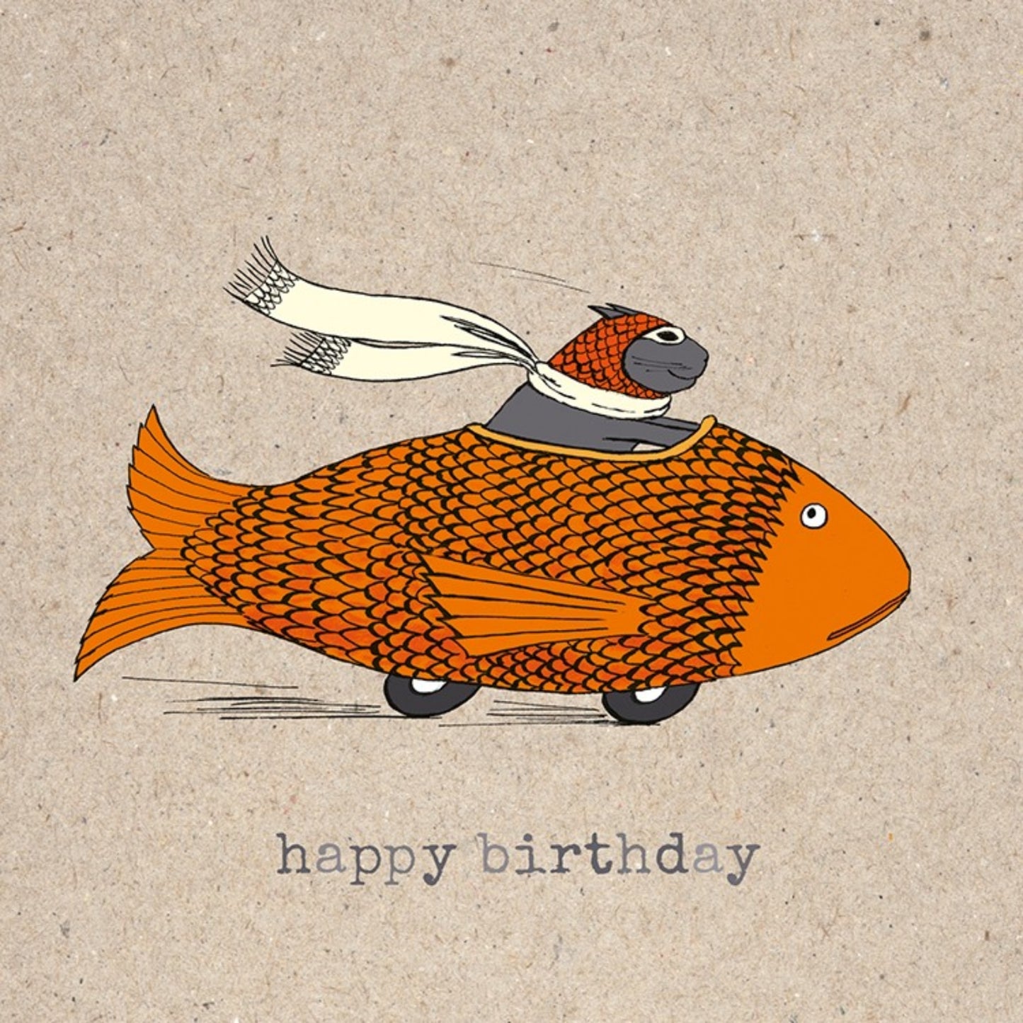 Greetings Card - Birthday Racer
