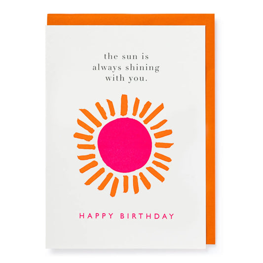 Greetings Card - Happy Birthday Sunshine