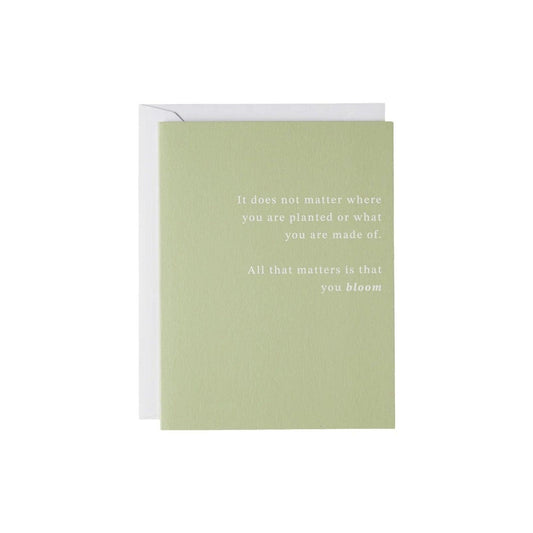 Greetings Card - Bloom