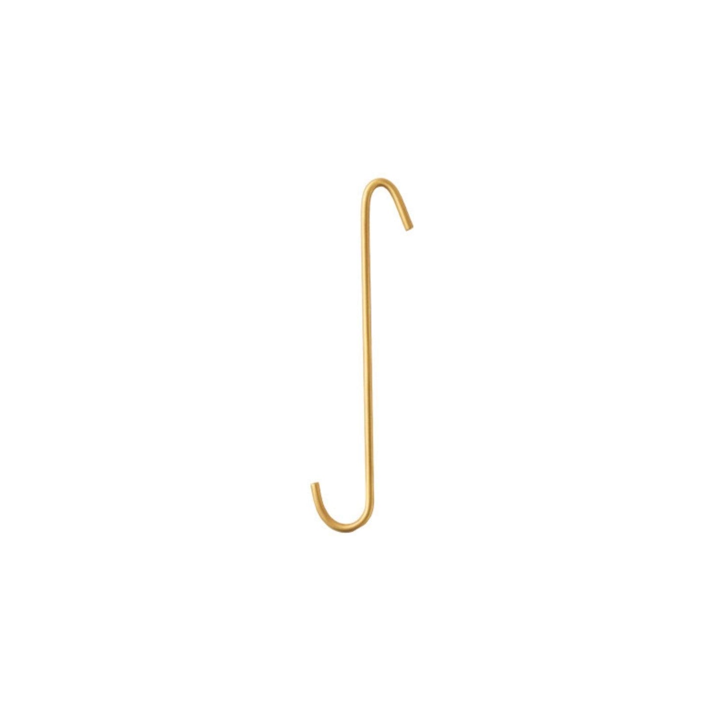 Japanese Brass J Hook - Small