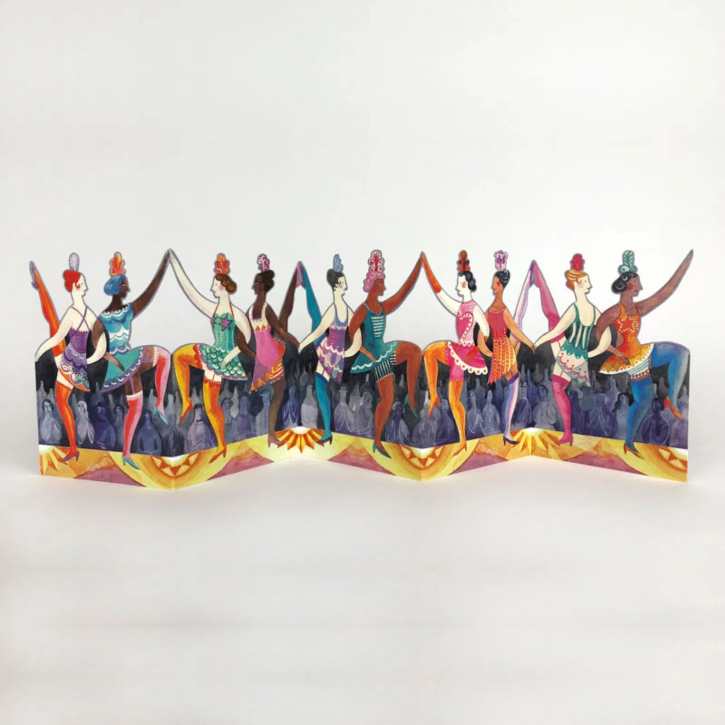 Greetings Card - Cabaret Dancers