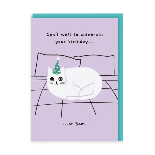 Greetings Card - Birthday at 3am