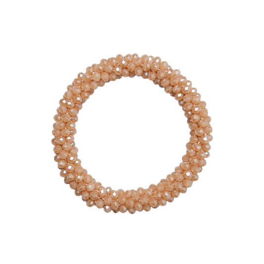 Beaded Sparkle Bracelet - Champagne