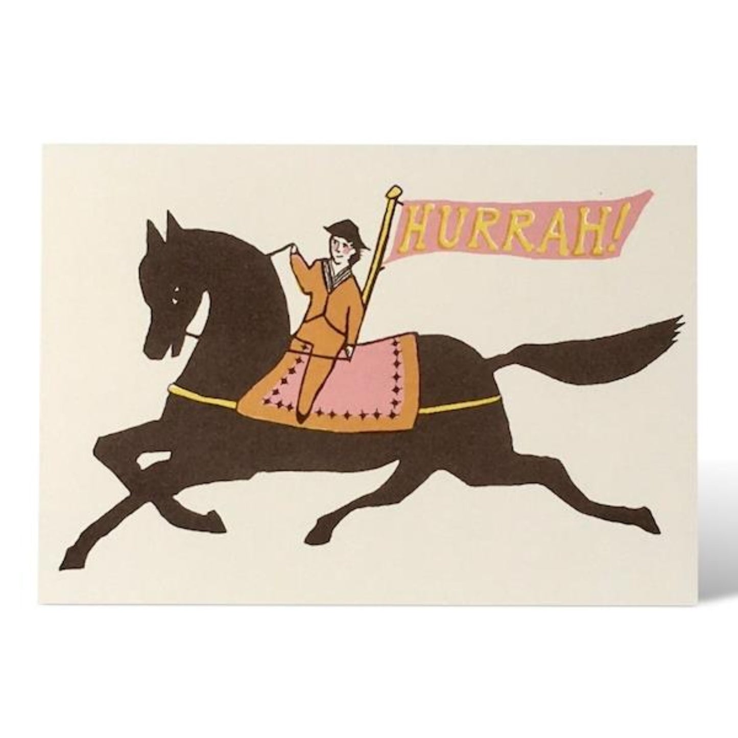 Cambridge Imprint Greetings Card - Hurrah Horse