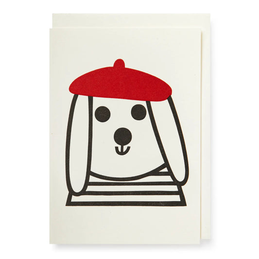 Mini Greetings Card - Dog