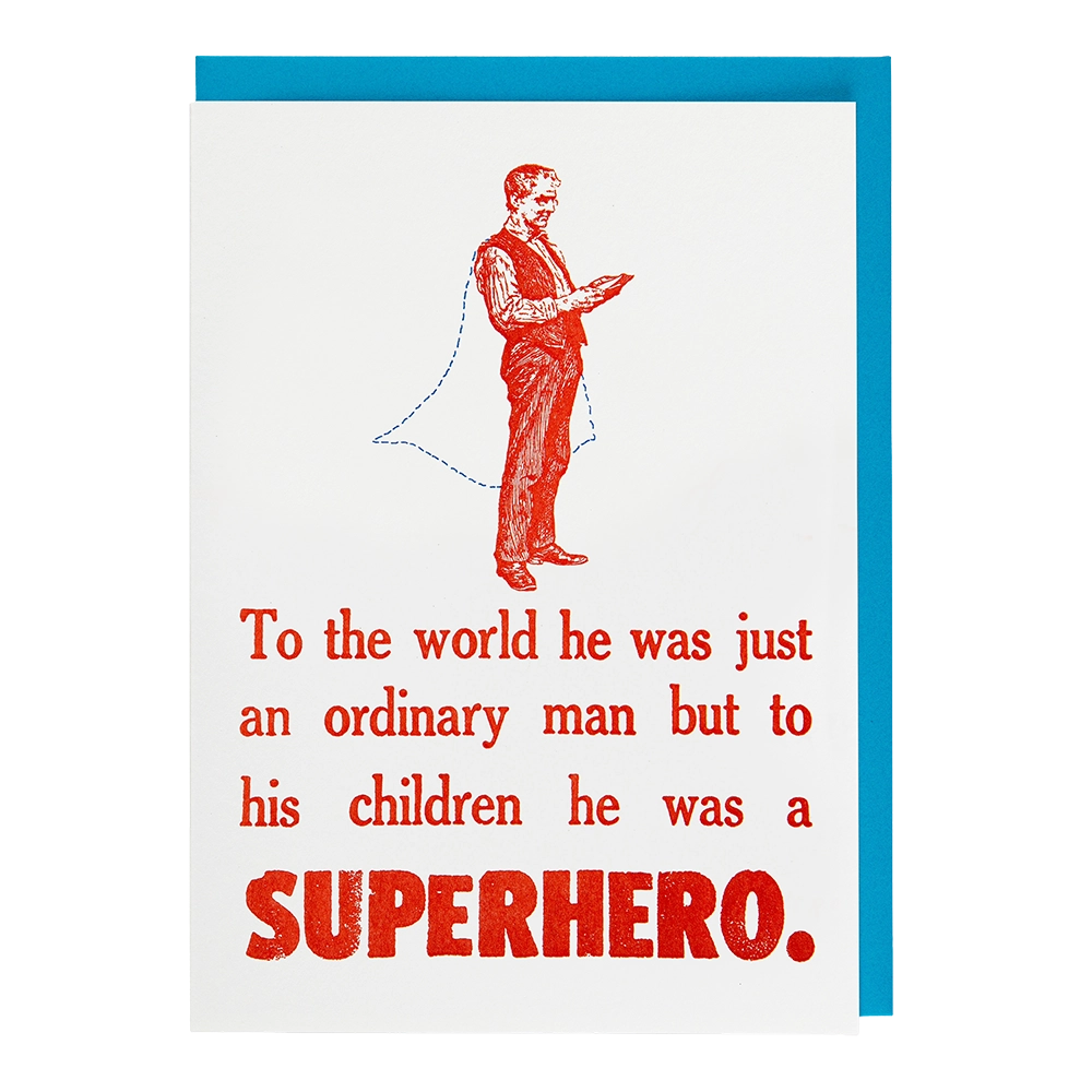 Greetings Card - Superhero