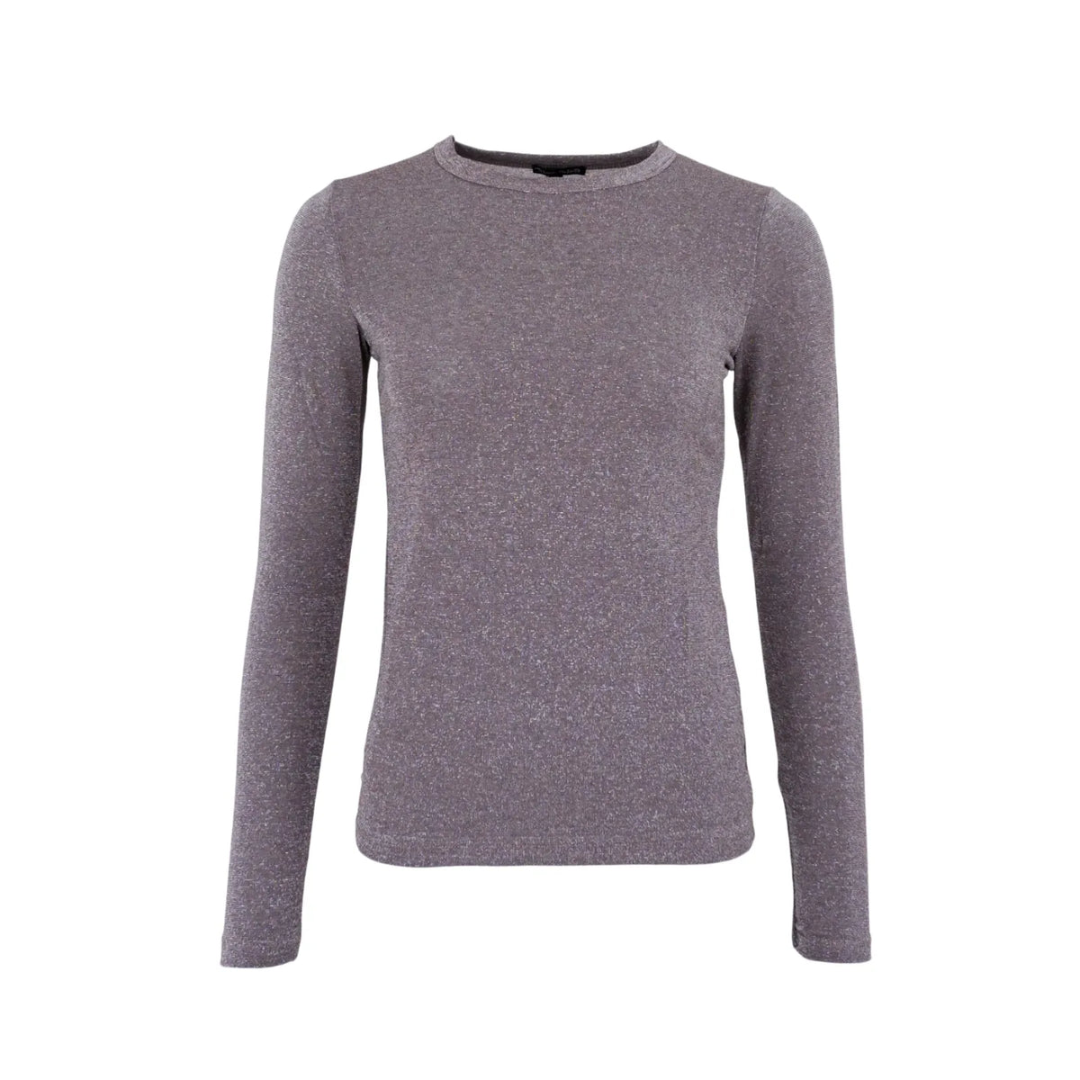 Faye Long Sleeve Top - Taupe Shimmer