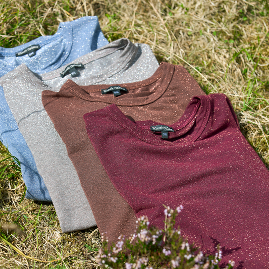 Faye Long Sleeve Top - Chocolate Brown Shimmer