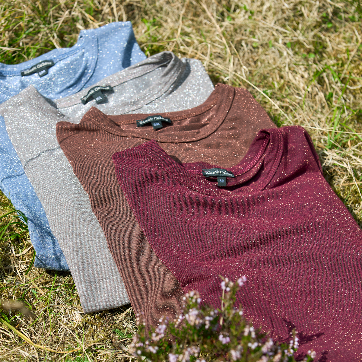 Faye Long Sleeve Top - Plum Shimmer