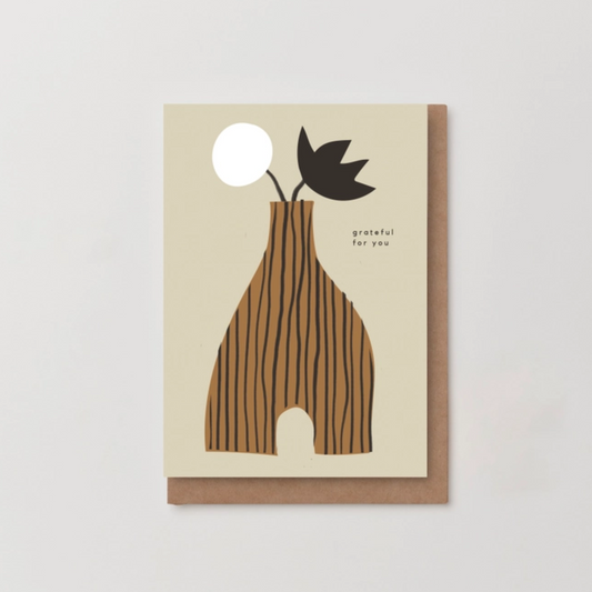 Greetings Card - Grateful For You