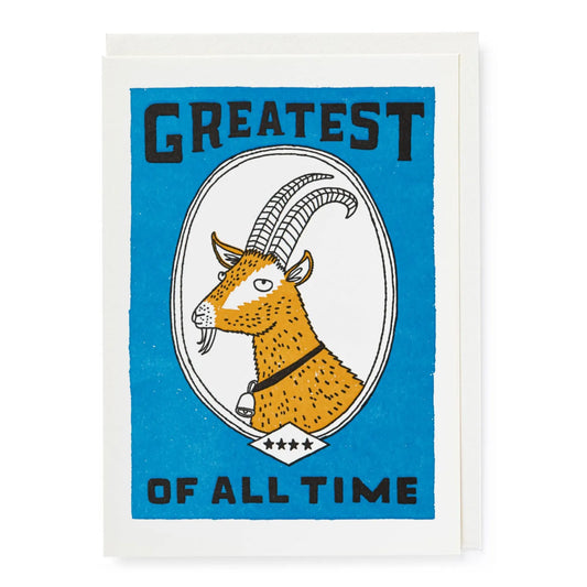 Greetings Card - Greatest of All Time