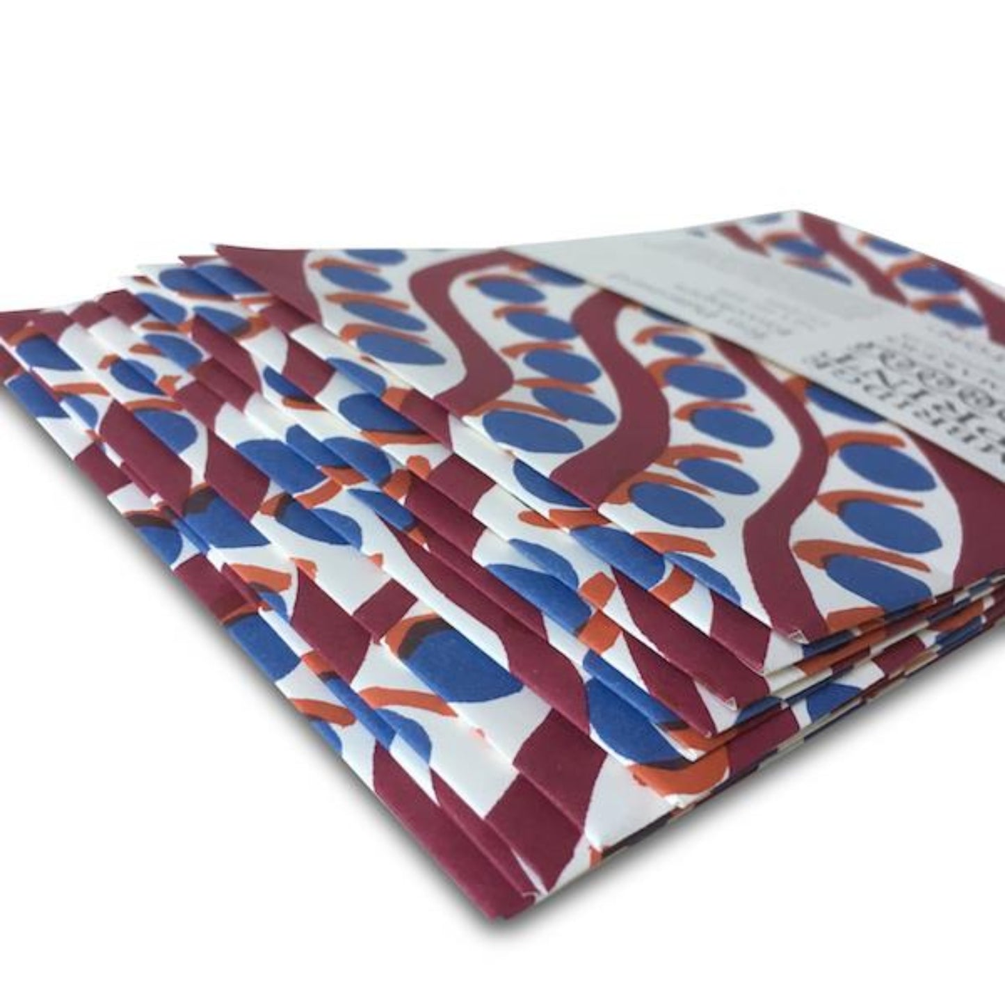 Pack of 10 Patterned Envelopes - Charleston Scumble