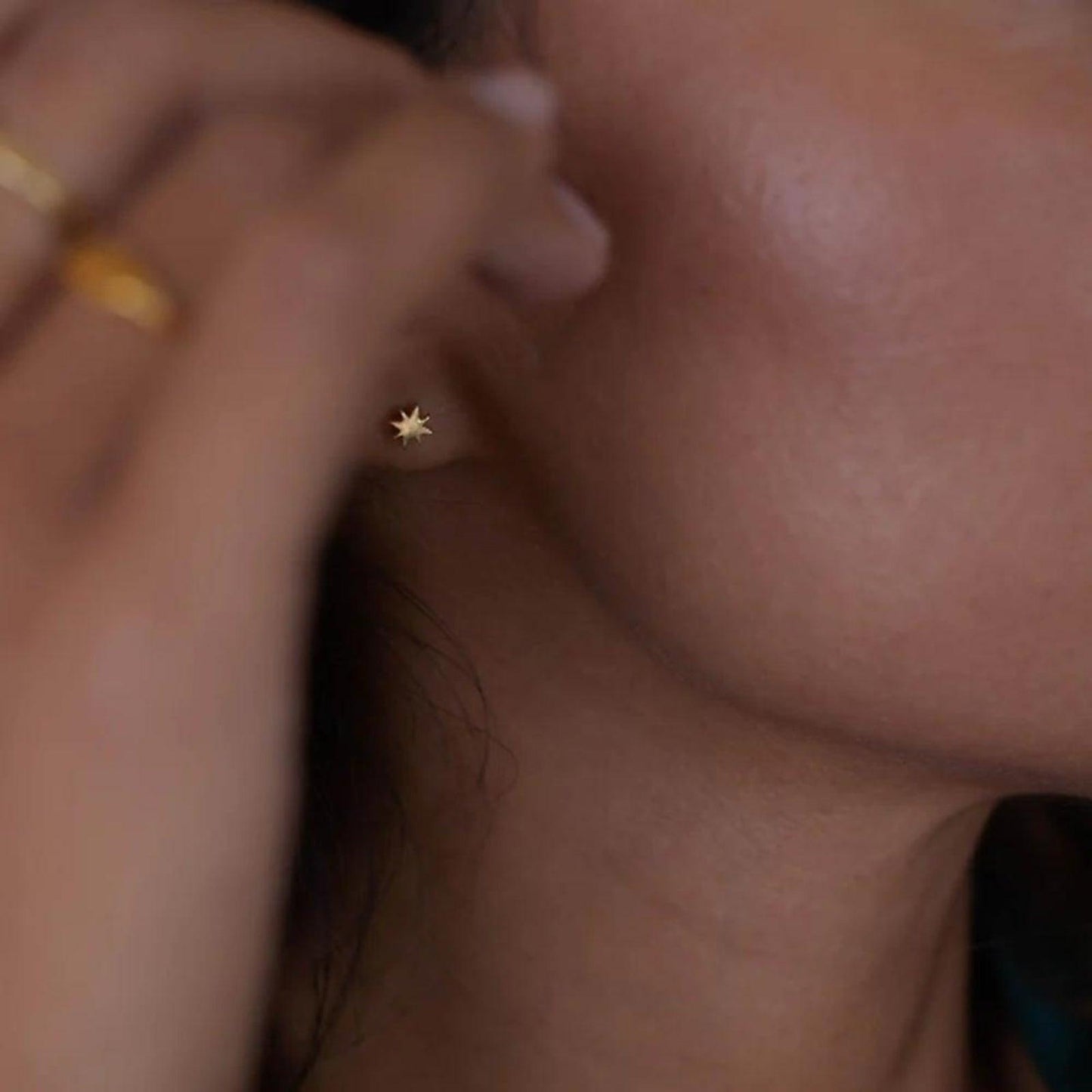 Wanderlust Life Gold Stud Earrings - Rayo