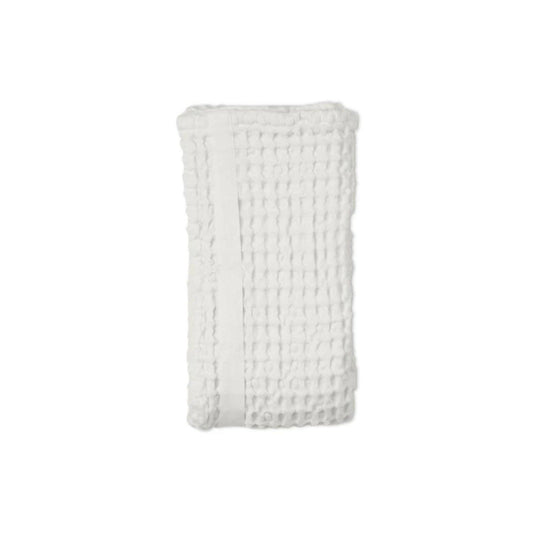 Big Waffle Hand Towel - White