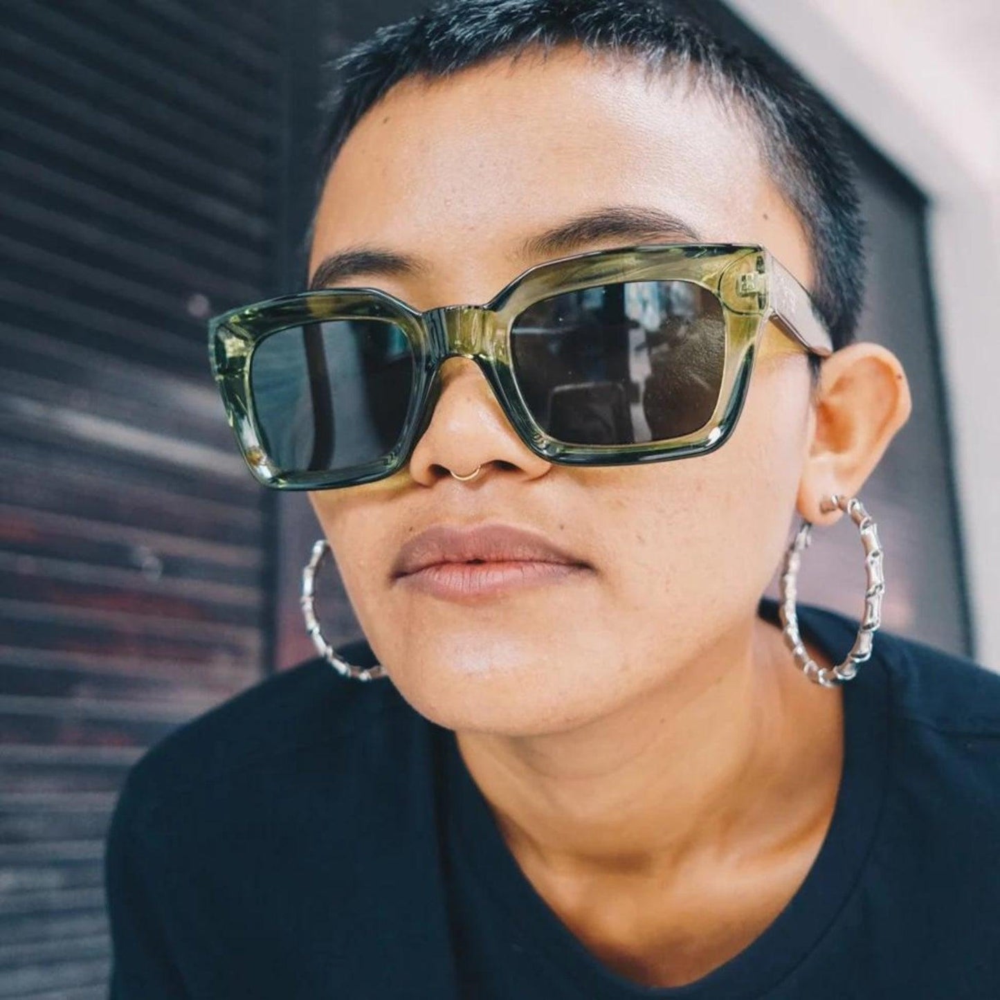 Anna Sunglasses - Forest Green