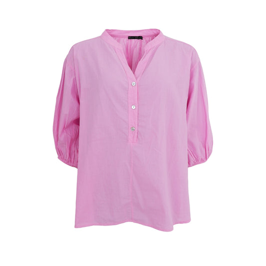 Black Colour DK Ollie Blouse - Candy Rose Pink