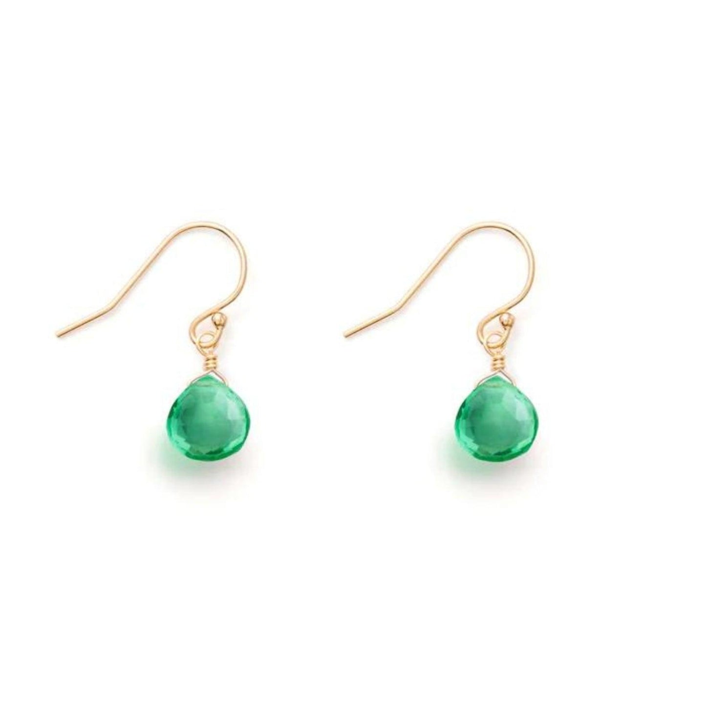Wanderlust Life Isla Drop Earrings - Seafoam Green Quartz
