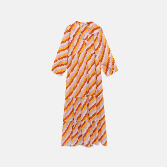 Compania Fantastica Long Dress - Summer Vibes Stripes