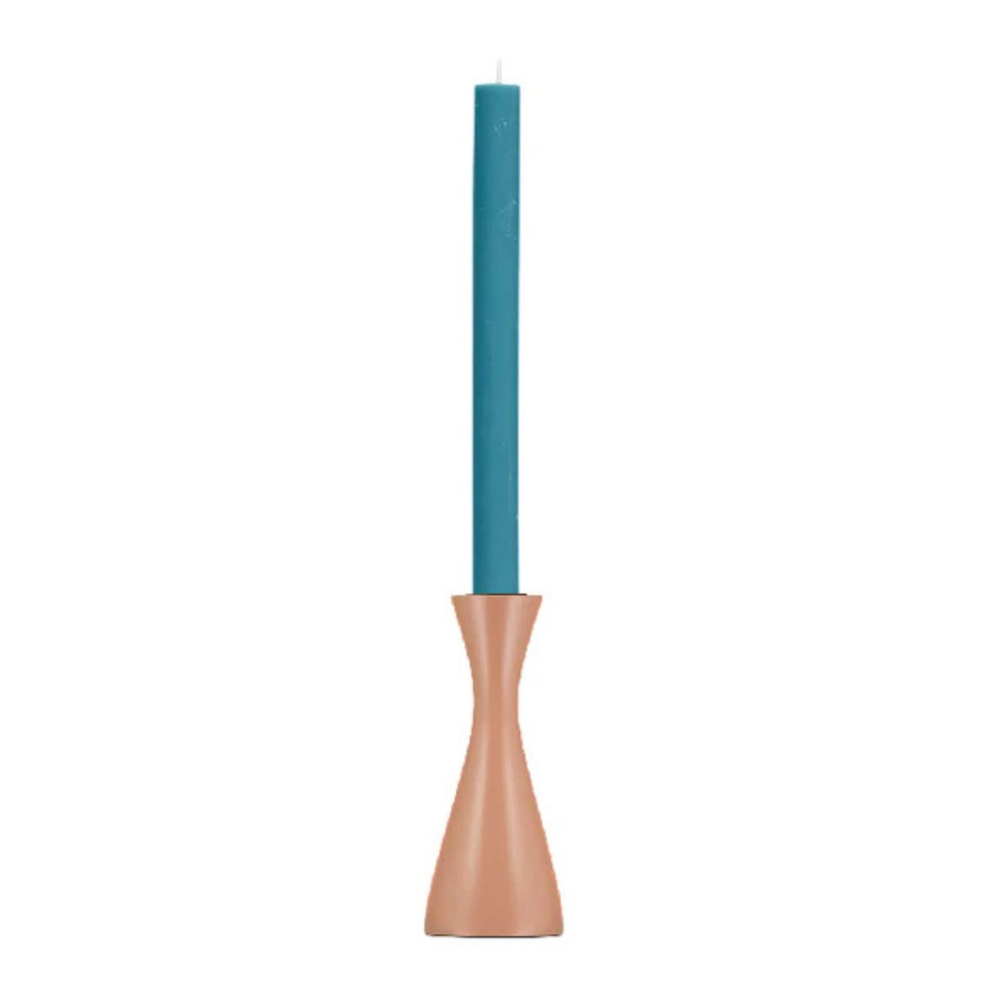 British Colour Standard Wooden Candle Holder - Old Rose