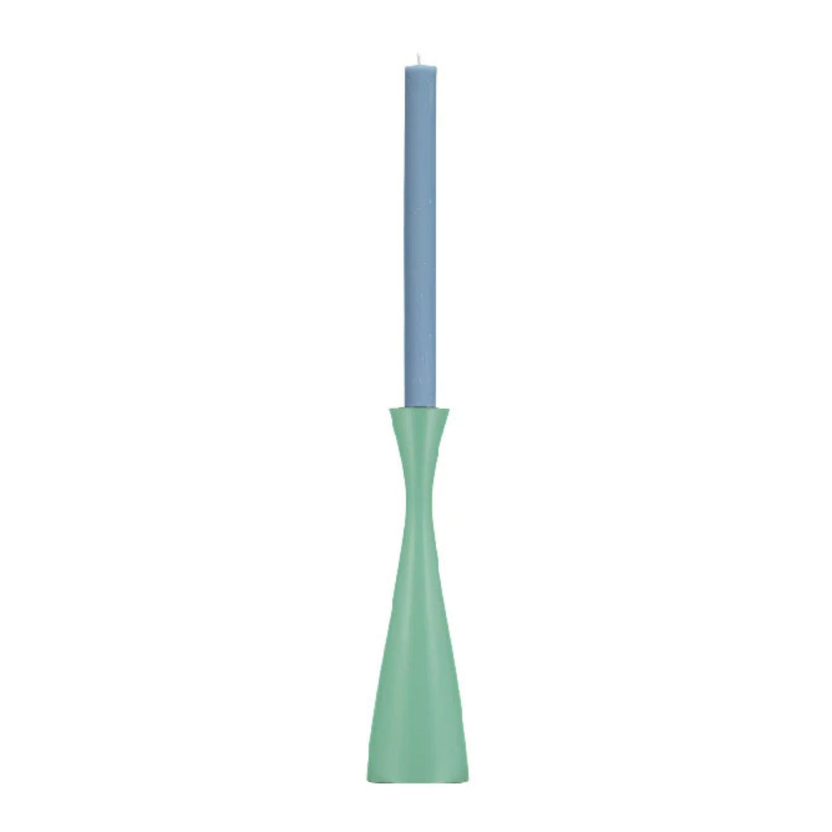 British Colour Standard Wooden Candle Holder - Opaline