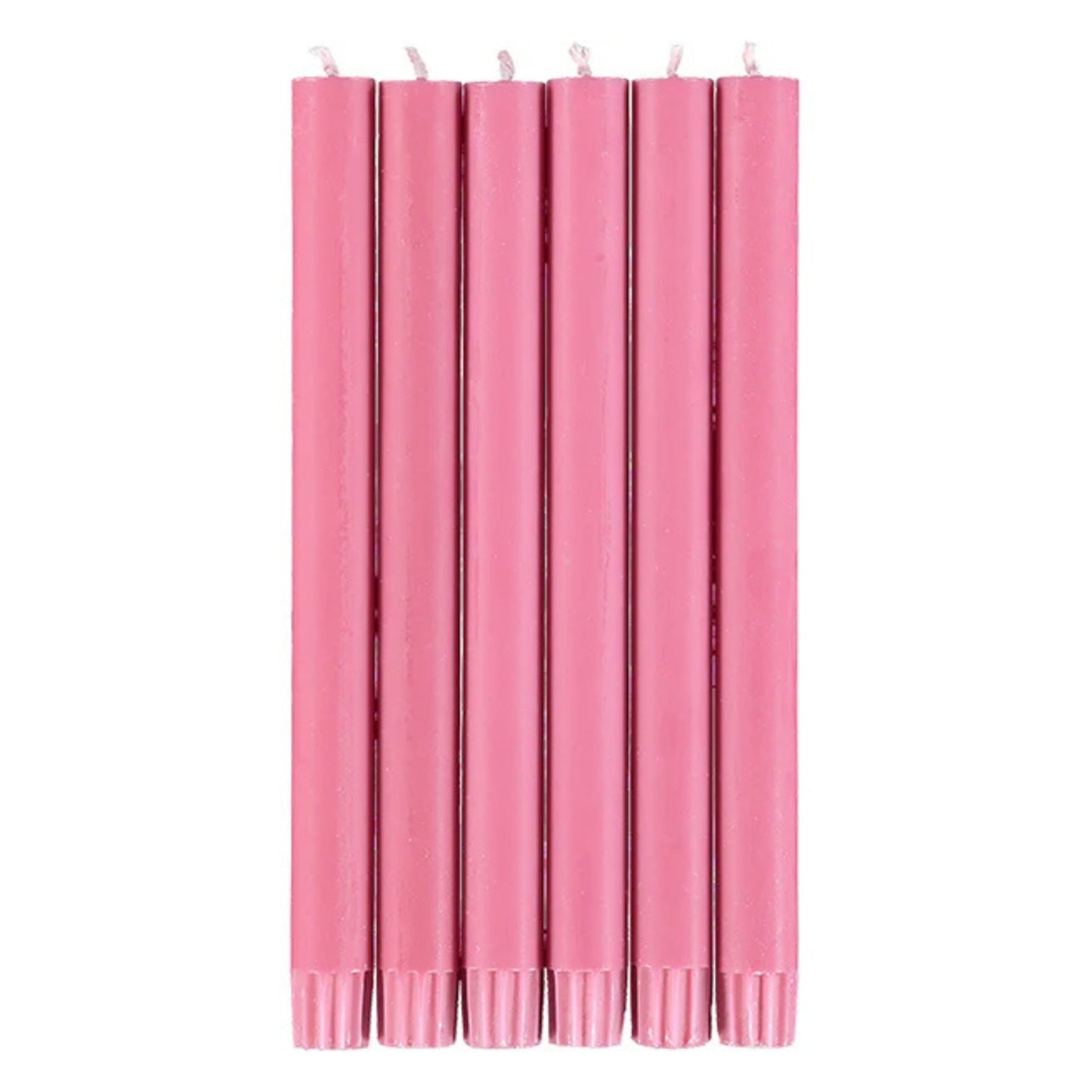 British Colour Standard Dinner Candles - Pack of 6