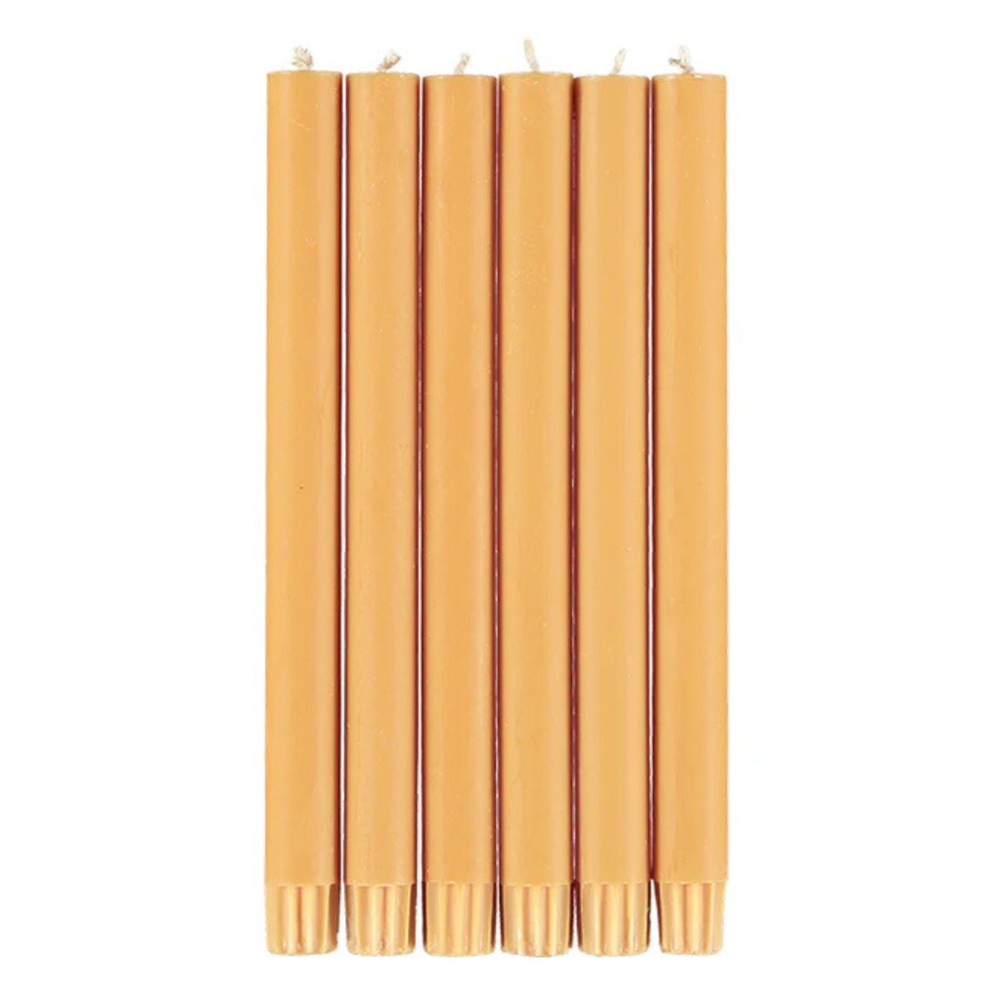 British Colour Standard Dinner Candles - Pack of 6