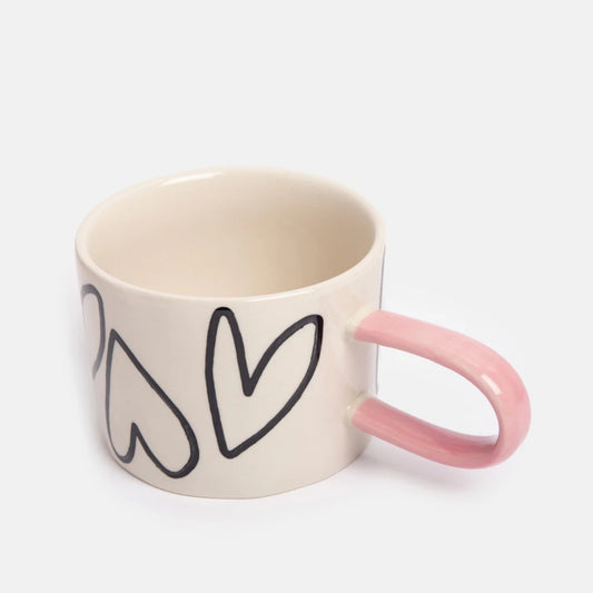 Ceramic Mug - Big Hearts