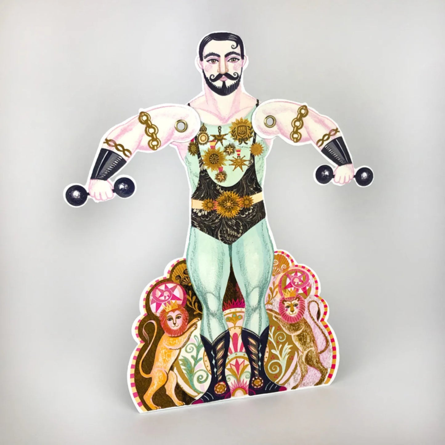 Greetings Card - Strongman