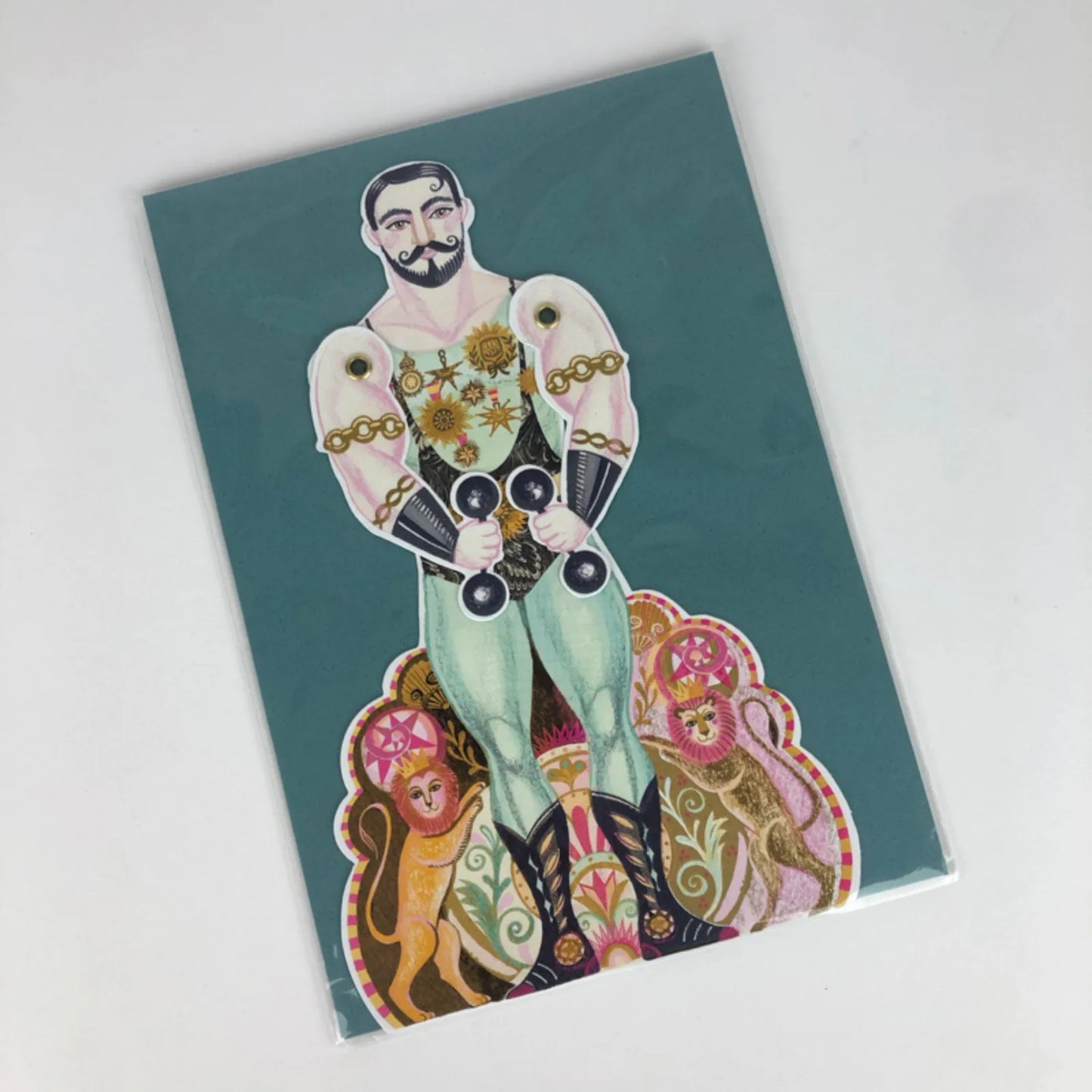 Greetings Card - Strongman
