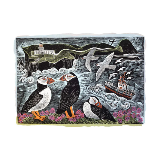 1000 Piece Jigsaw Puzzle - Fair Isle Puffins