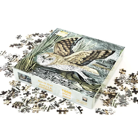 1000 Piece Jigsaw Puzzle - Marsh Owl