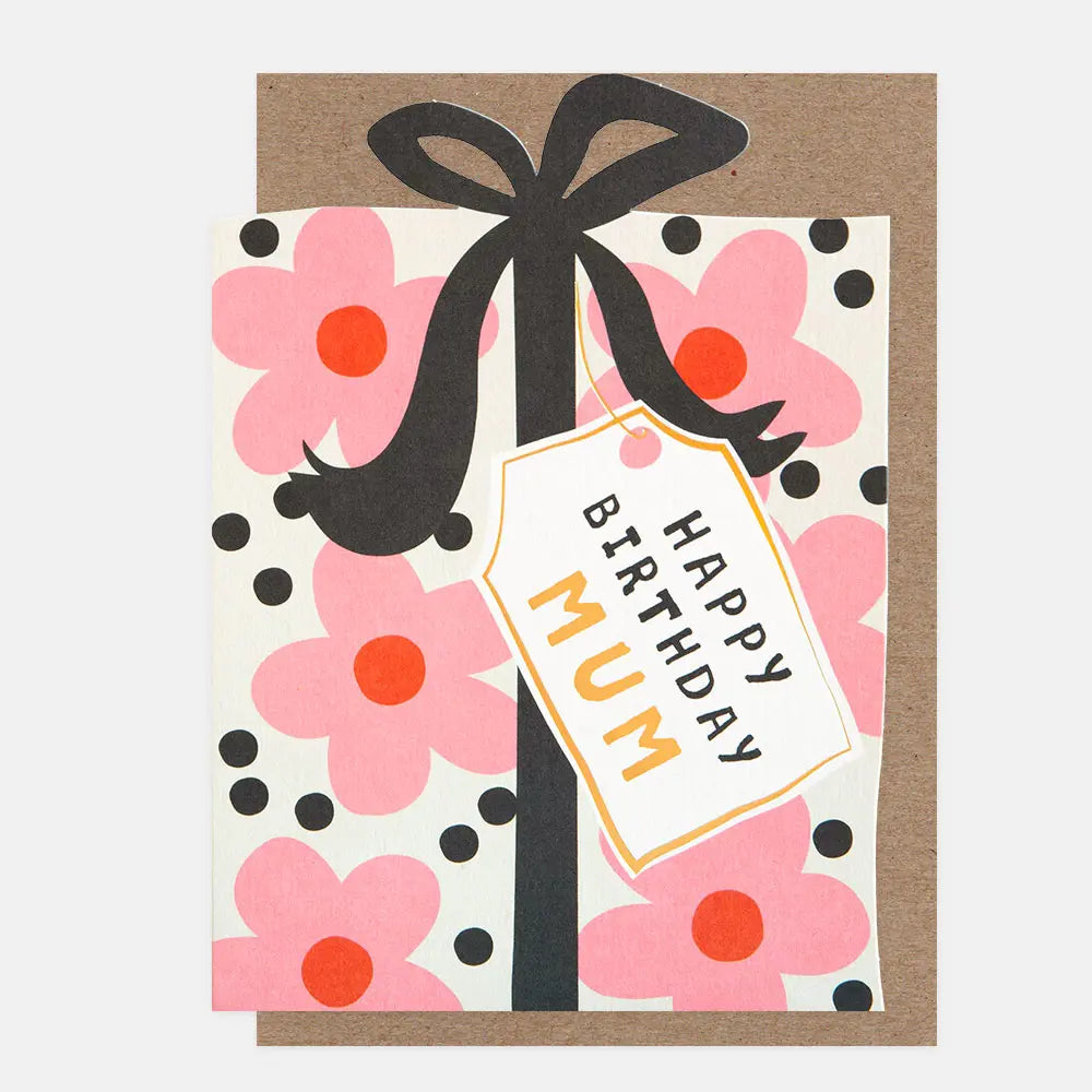 Greetings Card - Happy Birthday Mum