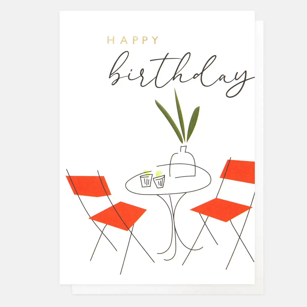 Greetings Card - Birthday Drinks