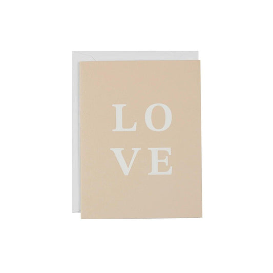 Greetings Card - LOVE