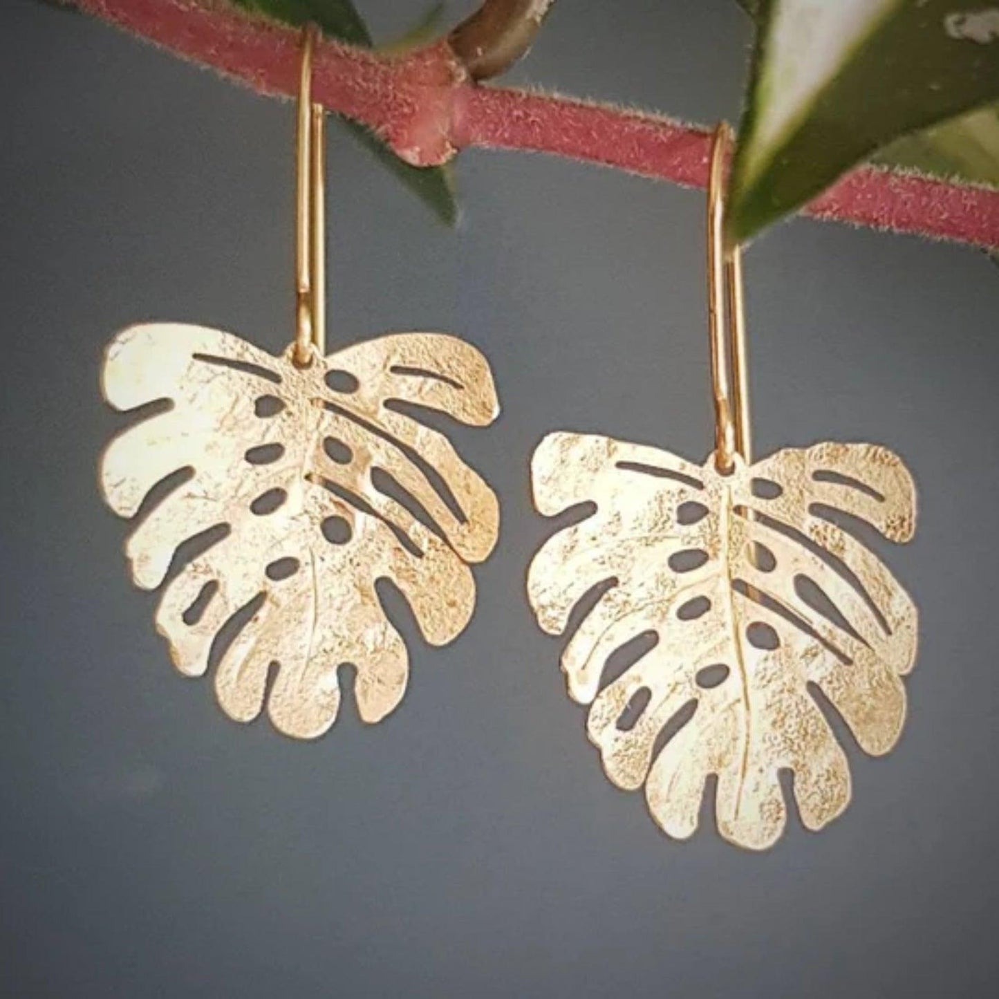Nic Danning Brass Earrings - Tropic Mini
