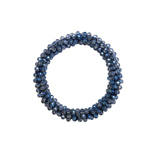 Beaded Sparkle Bracelet - Denim Blue